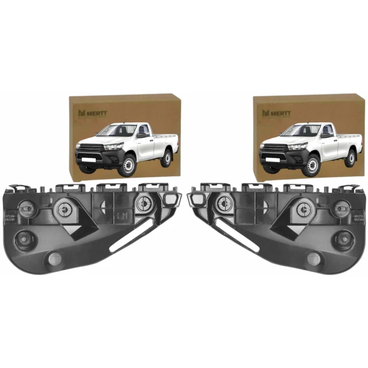 TOYOTA HILUX VIII 2015- ŚLIZGI MOCOWANIA CHWYTY ZDERZAKA PRAWA LEWA KOMPLET