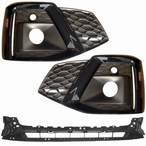 KRATKA ZDERZKA LEWA PRAWA atrapa zaślepka przód PDC Audi A5 8W6 lift S-LINE