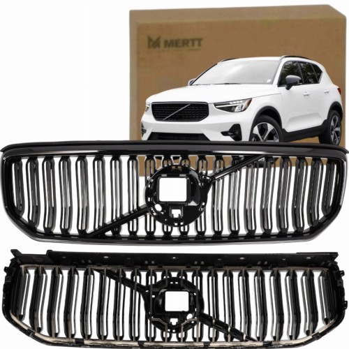 ATRAPA KRATKA ŚRODKOWA GRILL PASUJE DO VOLVO XC40 2023+ 32291463 CZARNY