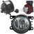 2x HALOGEN LAMPA PRZECIWMGIELNA przód + H11 LAND ROVER PORSCHE SUZUKI NISSA