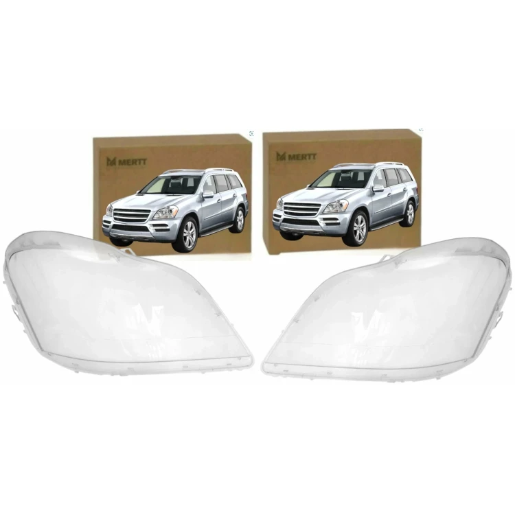 MERCEDES GL X164 2006-2012 KLOSZE LEWY PRAWY szkło reflektora lampy komplet