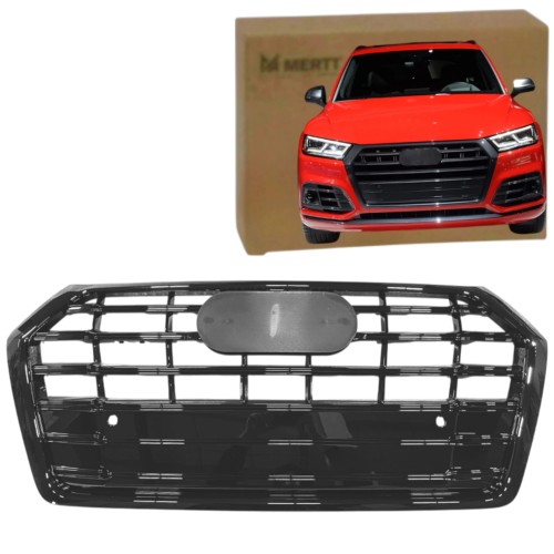 ATRAPA CHŁODNICY KRATKA GRILL PRZÓD CZARNY BLACK AUDI Q5 80A 2016-2020