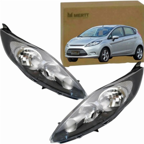 REFLEKTOR LAMPA PRZÓD LEWA PRAWA Ford Fiesta MK7 VII 2008-2013 KOMPLET