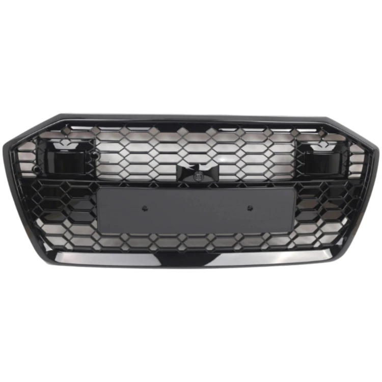 AUDI A6 C8 2019-2022 ATRAPA CHŁODNICY ZDERZAKA GRILL RS LOOK CZARNA BLACK