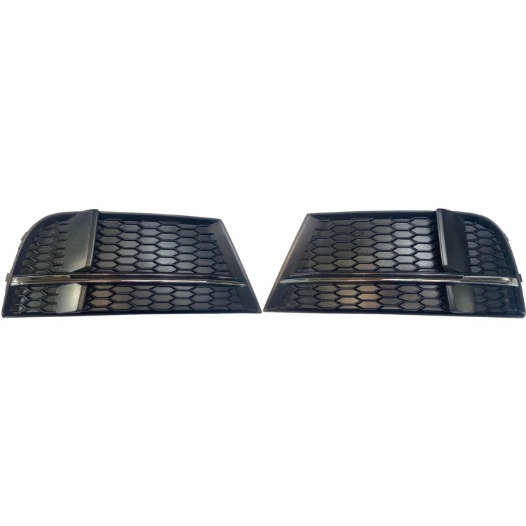 KPL x2 Kratka LEWA PRAWA atrapa zderzaka CHROM AUDI A3 8V 2016-2020 S-Line