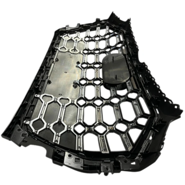 SREBRNY ATRAPA KRATKA CHŁODNICY GRILL S-LINE AUDI Q5 80A 2020+ LCI LIFT