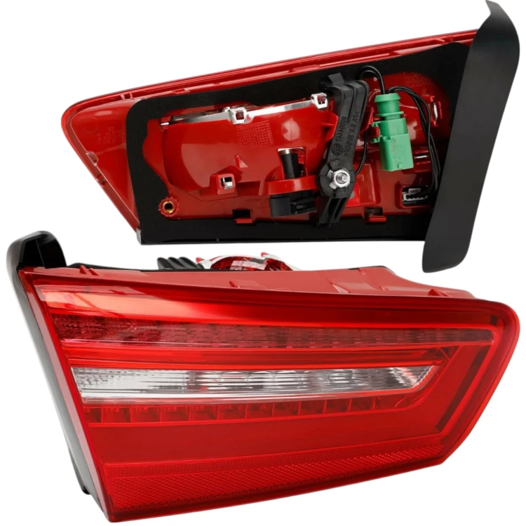 audi a6 c7 sedan 2011-2014 lampy tylne wewnętrzna w klapę bagażnika komplet