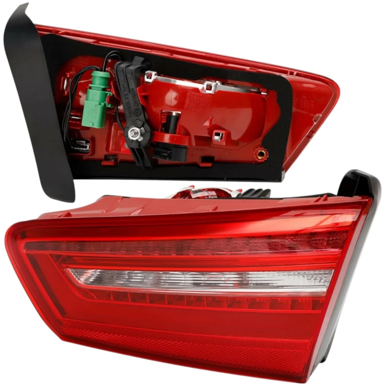 audi a6 c7 sedan 2011-2014 lampy tylne wewnętrzna w klapę bagażnika komplet