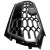 SREBRNY ATRAPA KRATKA CHŁODNICY GRILL S-LINE AUDI Q5 80A 2020+ LCI LIFT