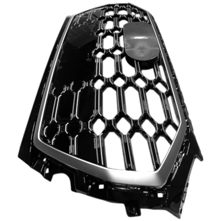SREBRNY ATRAPA KRATKA CHŁODNICY GRILL S-LINE AUDI Q5 80A 2020+ LCI LIFT