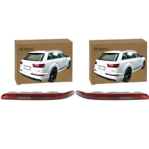 LAMPY TYLNE KOMPLET ZDERZAKA PRZECIWMGIELNE AUDI Q7 4M 2015-2020 LEWA PRAWA