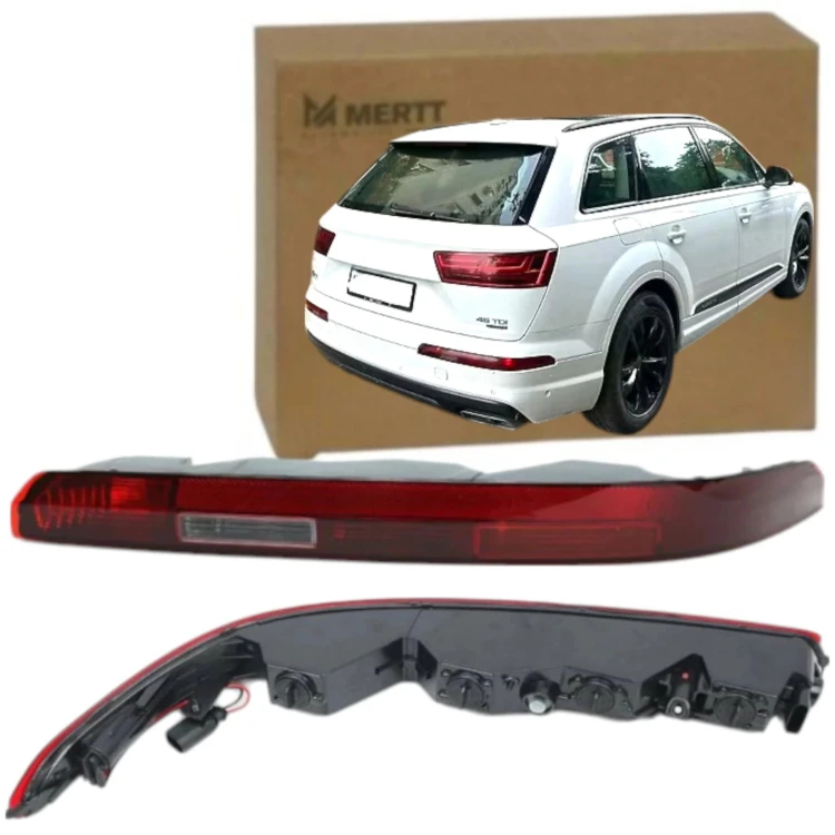 LAMPY TYLNE KOMPLET ZDERZAKA PRZECIWMGIELNE AUDI Q7 4M 2015-2020 LEWA PRAWA