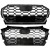 SREBRNY ATRAPA KRATKA CHŁODNICY GRILL S-LINE AUDI Q5 80A 2020+ LCI LIFT