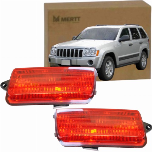 LAMPA PRZECIWMGIELNA PRAWA LEWA JEEP GRAND CHEROKEE 2005-2010 KOMPLET