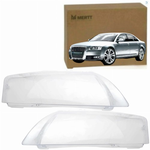 KPL x2 KLOSZ LEWY szkło reflektora lampa AUDI A8 S8 D3 4E 04-10 po lifcie