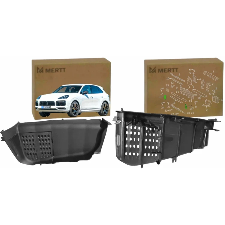 PORSCHE CAYENNE 9YA 2017-2021 RURA DOLOTOWA wlot POWIETRZA PRAWA LEWA KPL