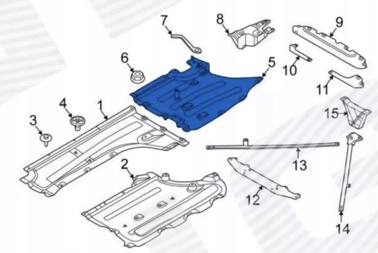 BMW X3 G01 X4 G02 18+ Podłoga materiał tylna LEWA PRAWA osłona SKRZYNI KPL