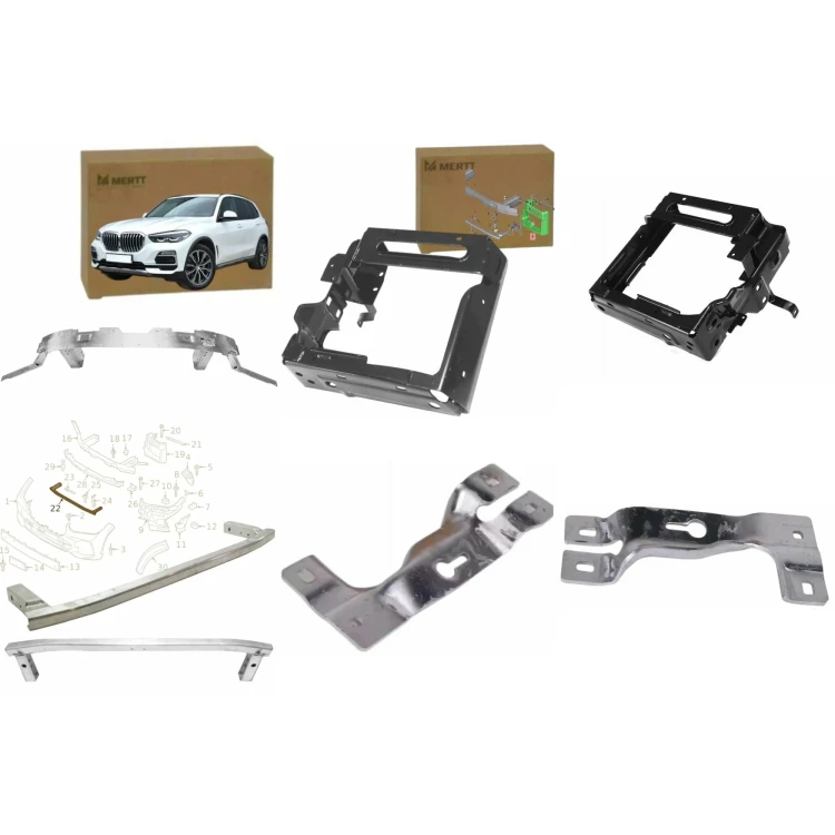 ZESTAW WZMOCNIENIE BELKA WSPORNIK OKULAR MOCOWANIE BMW X5 X6 X7 G05 G06 G07