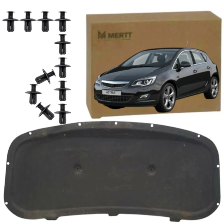 OPEL ASTRA J 2009 - 2016 WYCISZENIE WYGŁUSZENIE MASKI PODBITKA 13272647