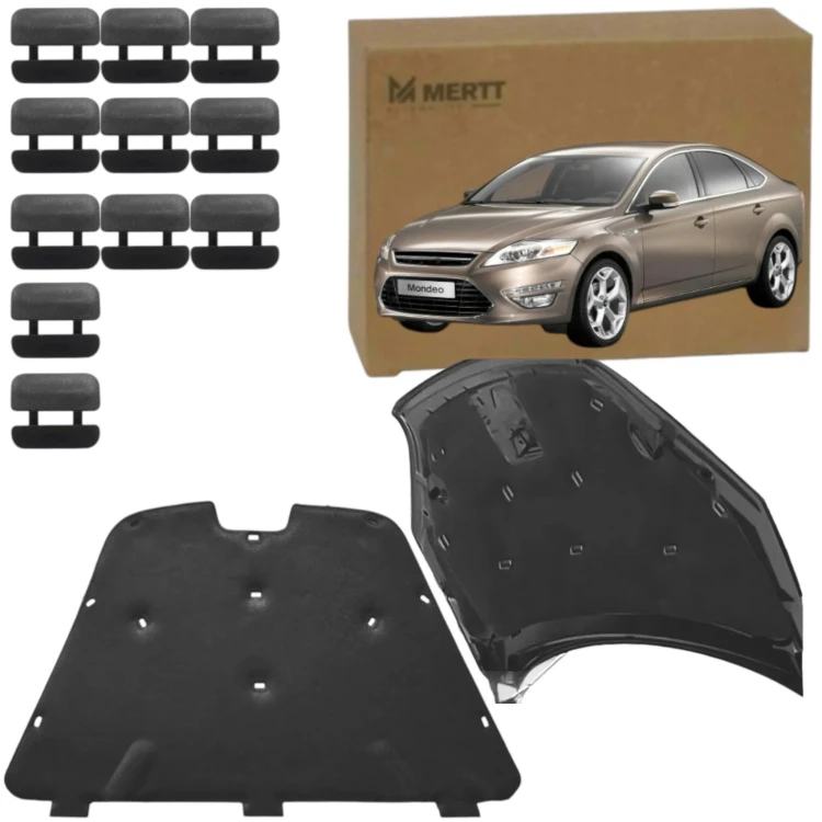 Ford Mondeo Mk4 07-14 MATA PODBIKTA WYCISZENIE WYGŁUSZENIE MASKI + SPINKI